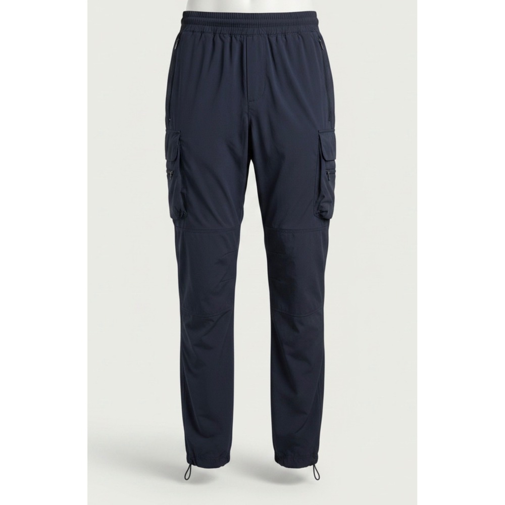 Represent 247 Mens Cargo Pants Black Nylon Stretch Technical Trousers Small
